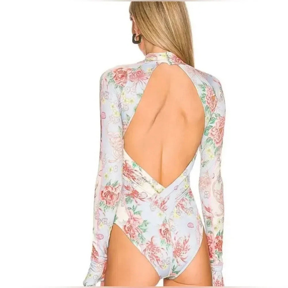 NWT We are HAH x Free People Gloves off 1 piece Bathing suit Body Suit XS - Picture 5 of 11